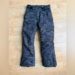 Kids Snowboard/ski Pants Black/Grey Swiss Alps size M (10/12)